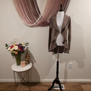 Cynthia Rowley - Italian Merino Wool Waterfall Cardigan Sz M